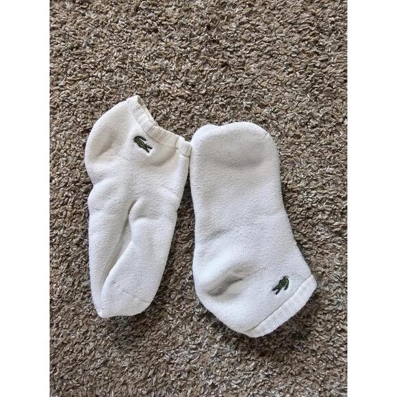 Lacoste Other - Lacoste Sport White Ankle Logo Socks Unisex SIZE UNKNOWN